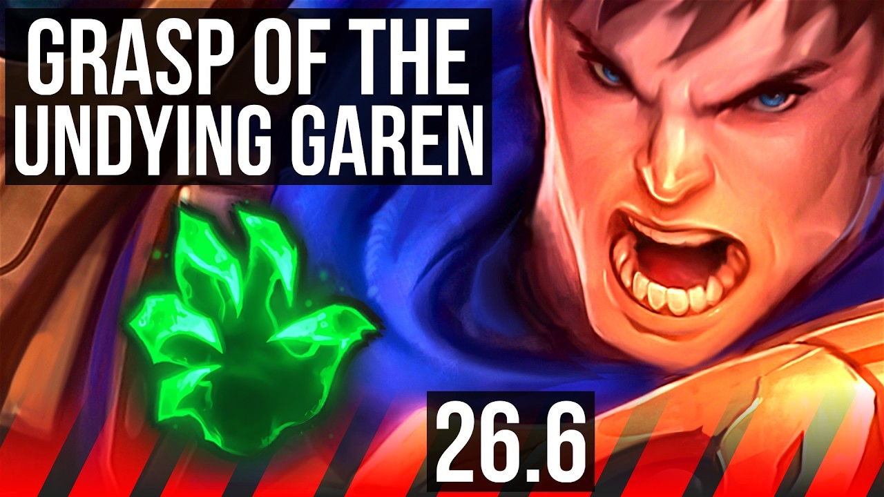 GAREN vs CHO’GATH (TOP) | Grasp Of The Undying | EUW Mestre | 26.6