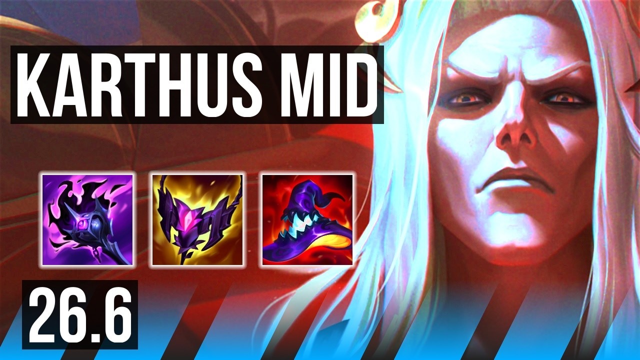 KARTHUS vs LISSANDRA (MID) | Summon Aery | BR Grão-Mestre | 26.6