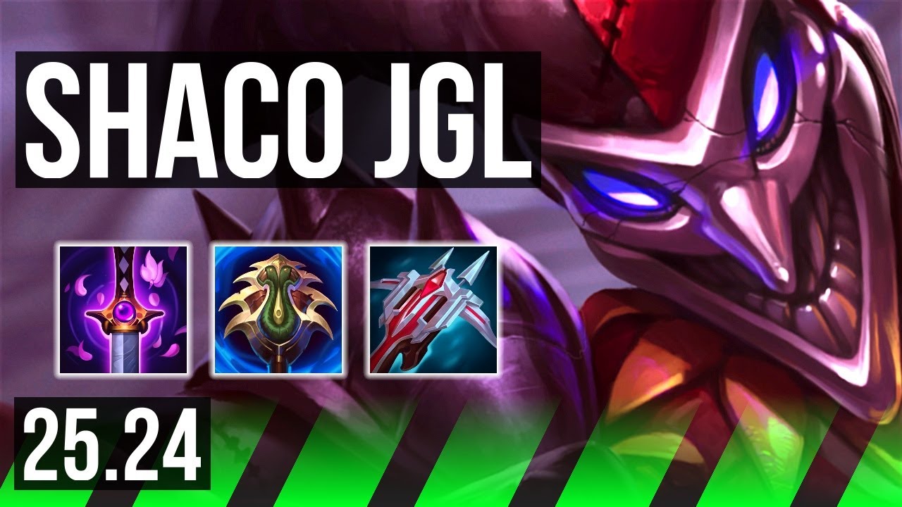 SHACO vs KHA’ZIX (JGL) | Good KDA: 19/1/4 | EUNE Grão-Mestre | 25.24