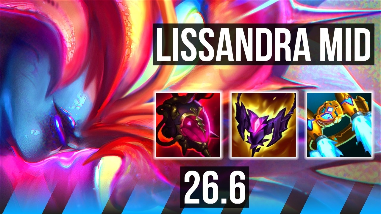 LISSANDRA vs VIKTOR (MID) | Good KDA: 13/1/9 | EUW Mestre | 26.6