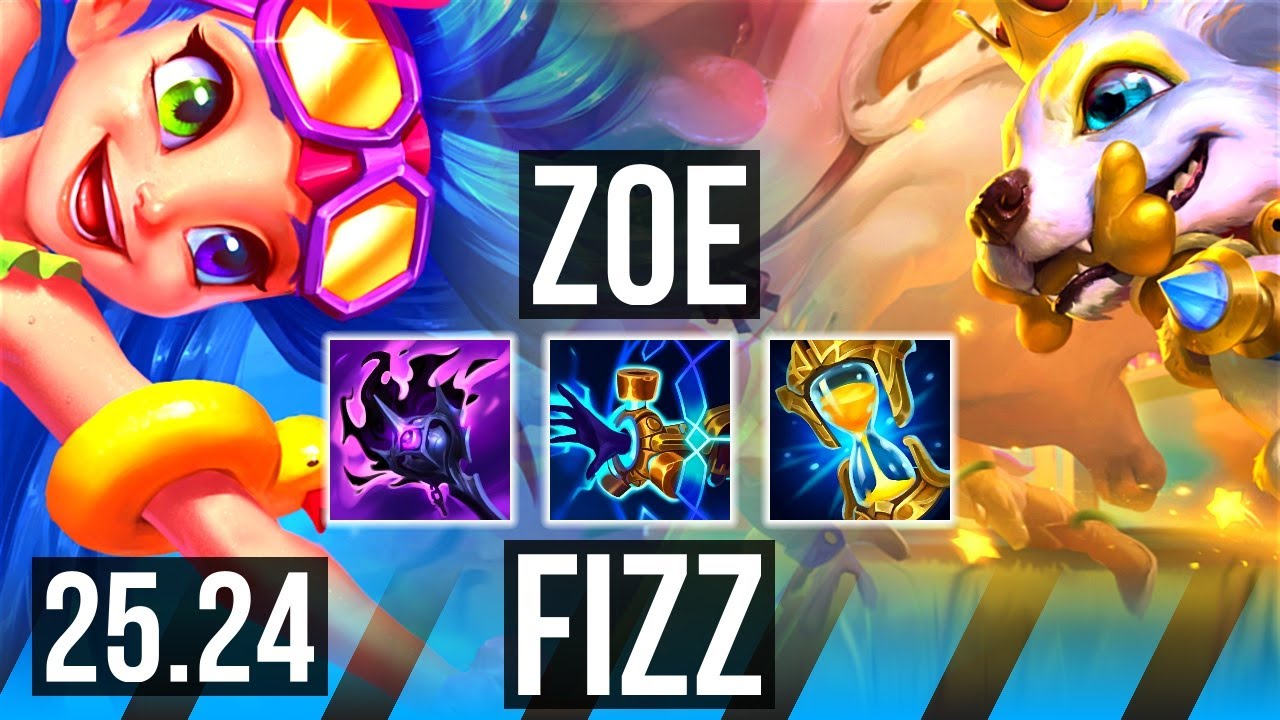 ZOE vs FIZZ (MID) | EUW Mestre | 25.24