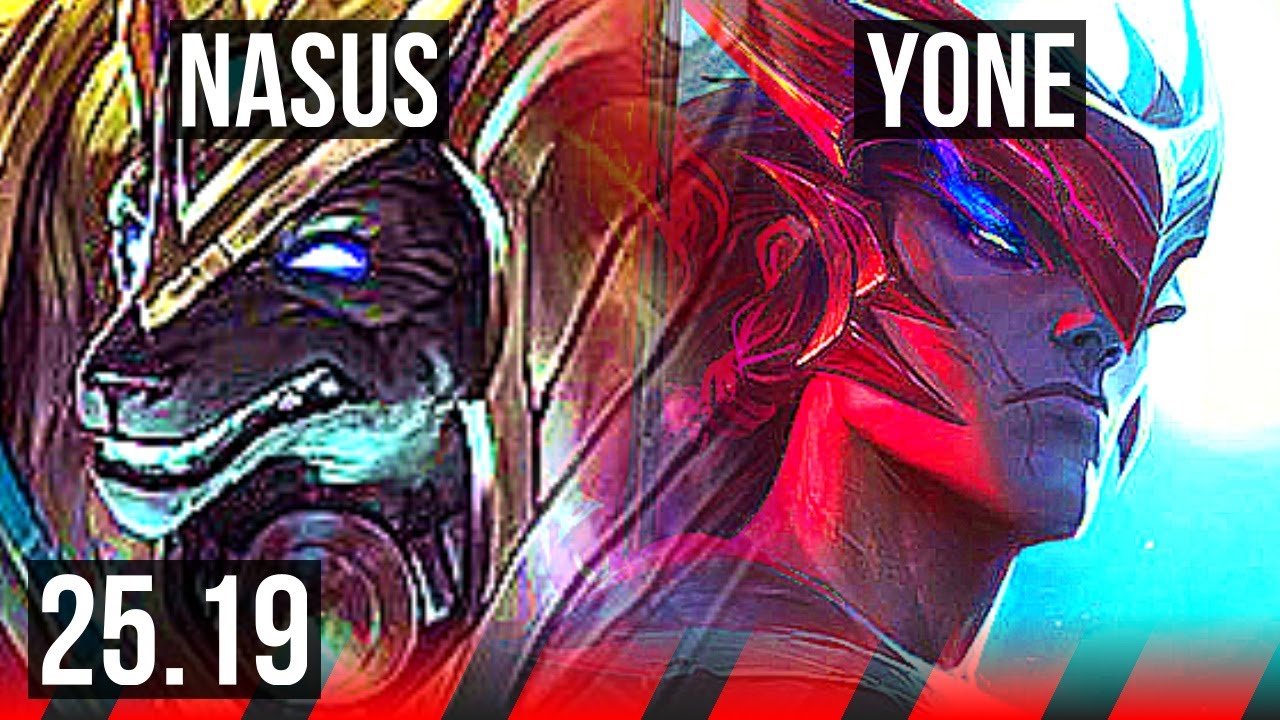 NASUS vs YONE (TOP) | 16/0/4, Lendário | KR Diamante | 25.19