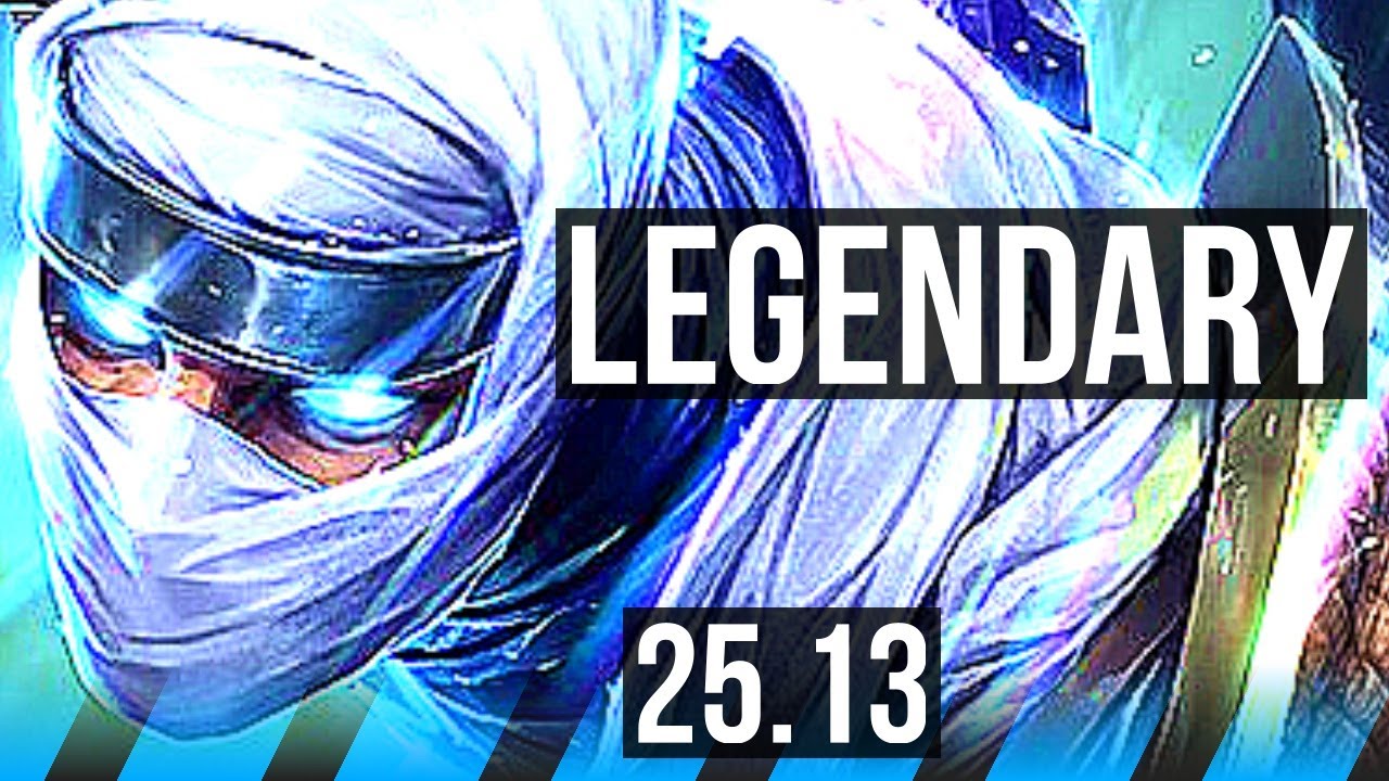 ZED vs KATARINA (MID) | 12 solo kills, 17/2/8, Legendary | EUW Diamond | 25.13