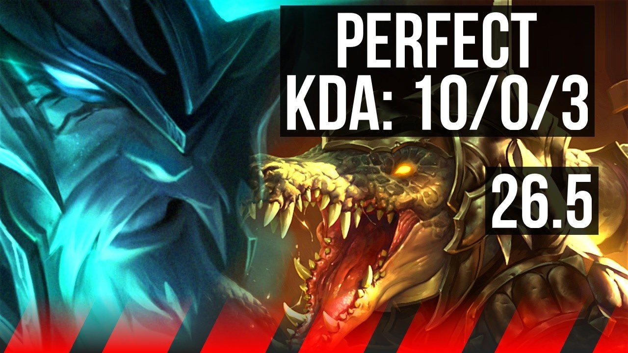 PANTHEON vs RENEKTON (TOP) | Perfect KDA: 10/0/3 | EUW Mestre | 26.5