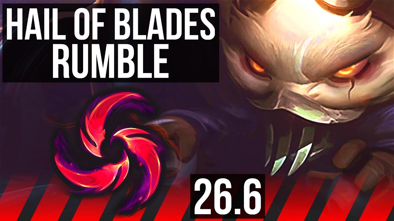 RUMBLE vs MORDEKAISER (TOP) | Hail Of Blades | EUW Mestre | 26.6