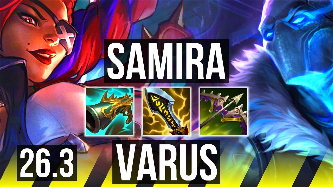 SAMIRA & Alistar vs VARUS & Karma (ADC) | 67K Dano | EUW Mestre | 26.3