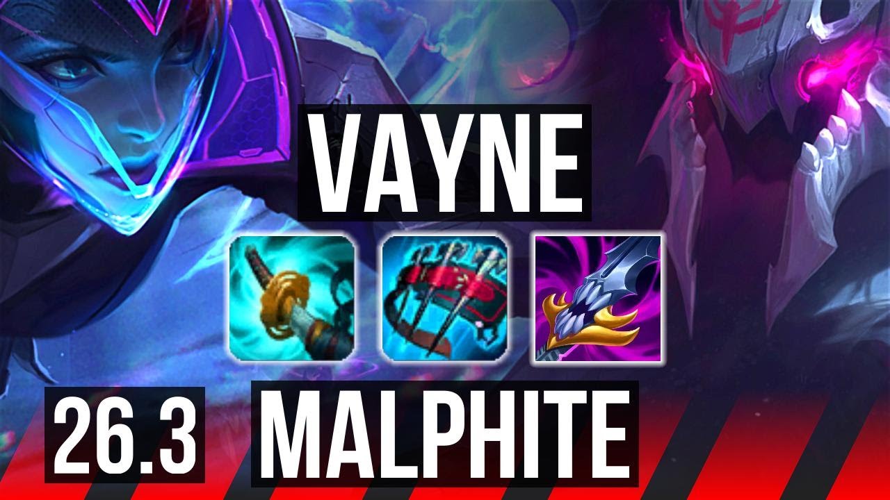 VAYNE vs MALPHITE (TOP) | BR Grão-Mestre | 26.3