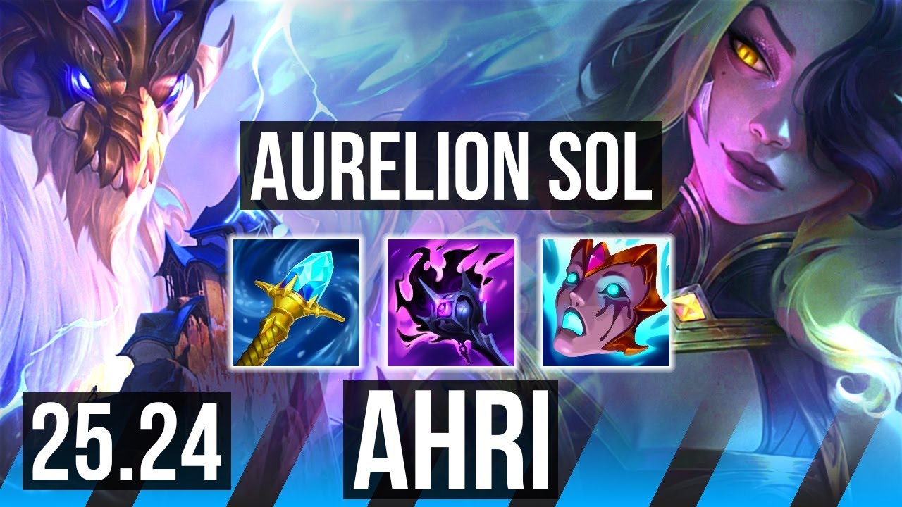 AURELION SOL vs AHRI (MID) | EUW Diamante | 25.24