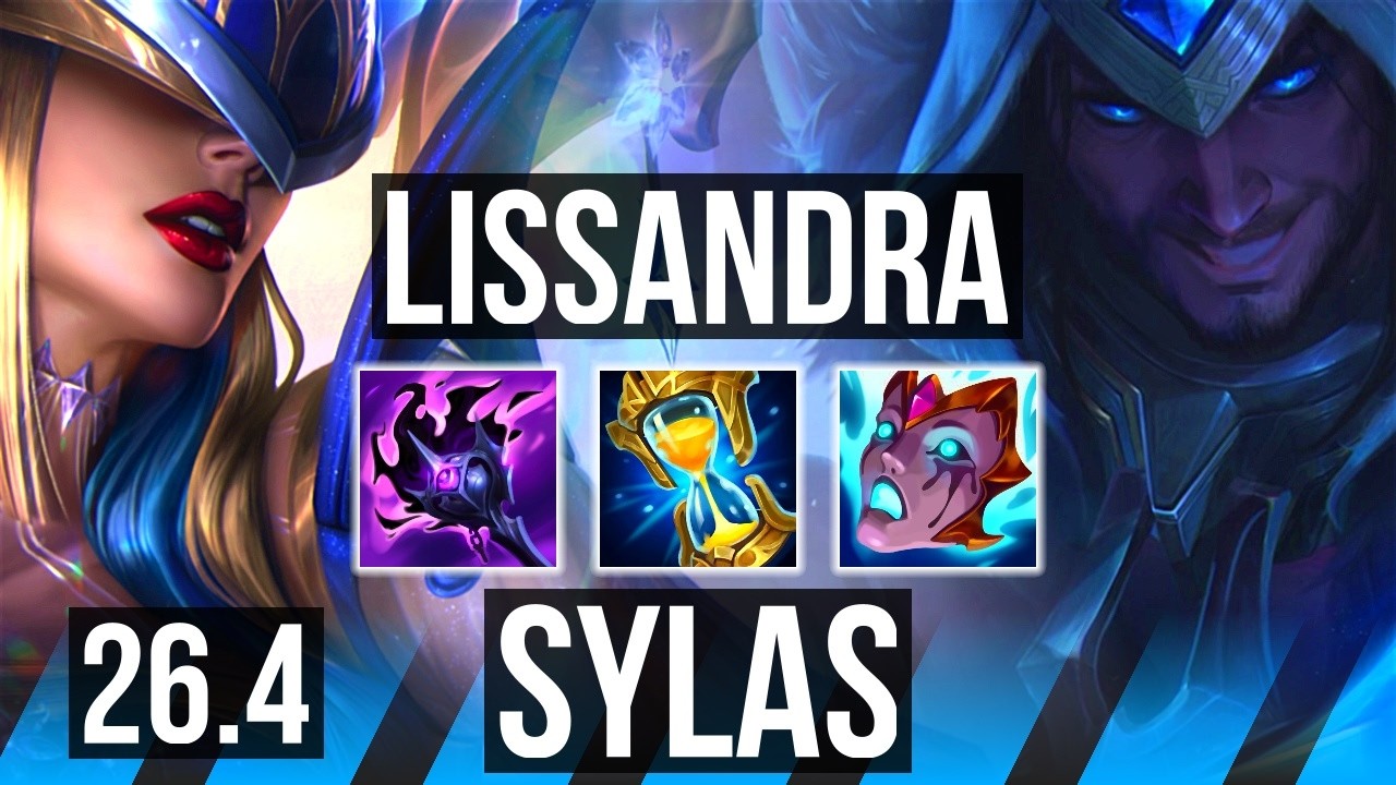 LISSANDRA vs SYLAS (MID) | Good KDA: 10/1/7 | KR Mestre | 26.4