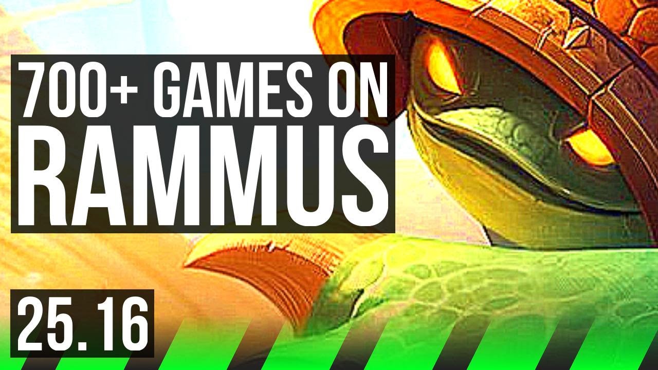 RAMMUS vs VIEGO (JGL) | 700+ Jogos | KR Diamante | 25.16