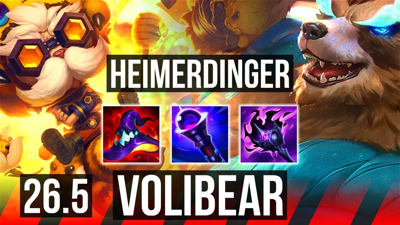 HEIMERDINGER vs VOLIBEAR (TOP) | KR Mestre | 26.5