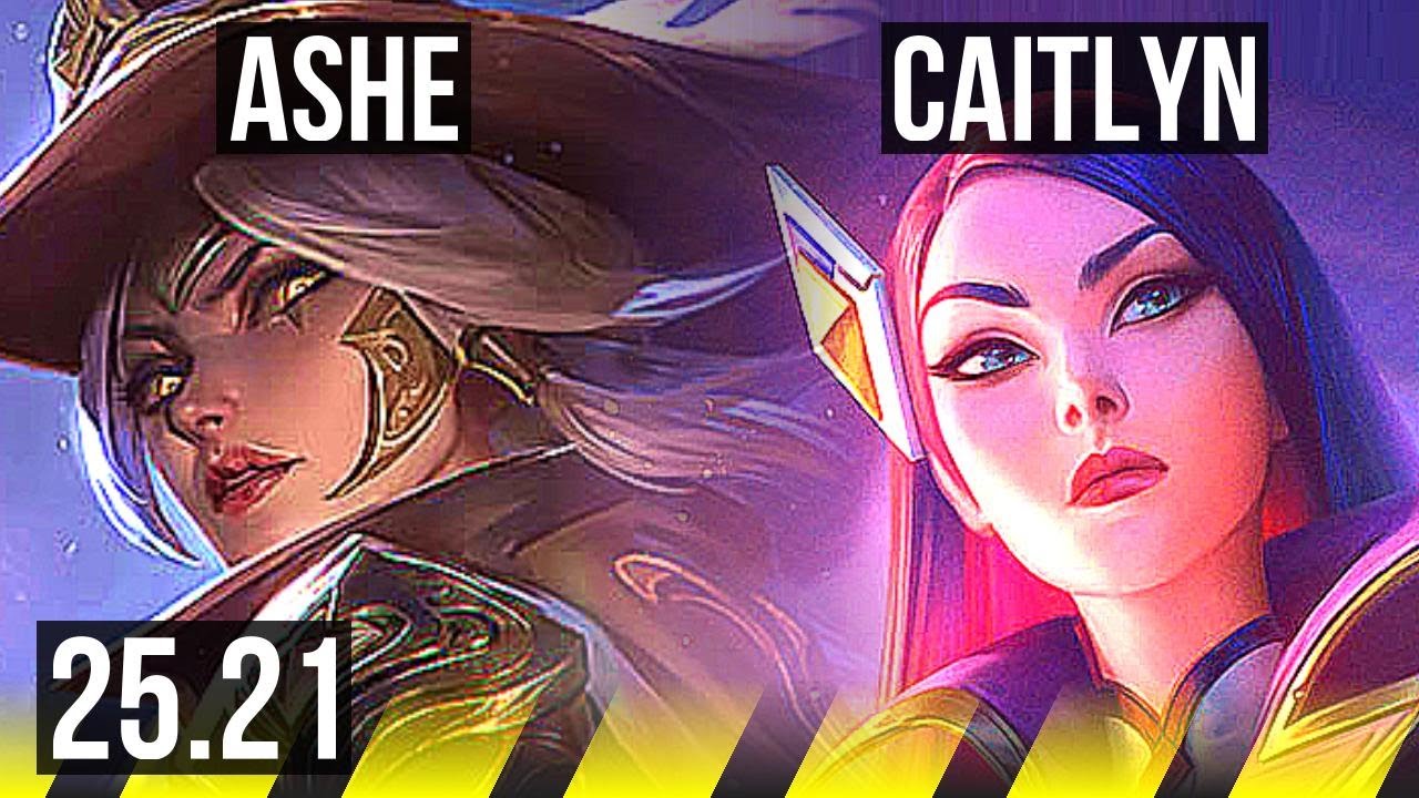 ASHE & Nidalee vs CAITLYN & Milio (ADC) | KR Mestre | 25.21