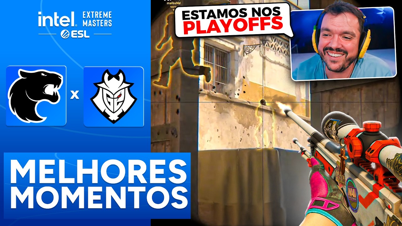 O SONHO DO PLAYOFFS! FURIA vs G2 – MELHORES MOMENTOS…