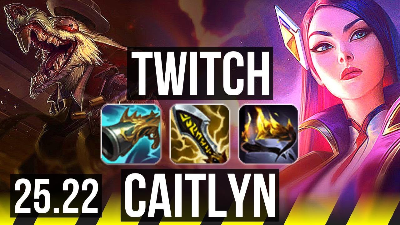 TWITCH & Yuumi vs CAITLYN & Lux (ADC) | 16/1/2, Lendário, 800+…