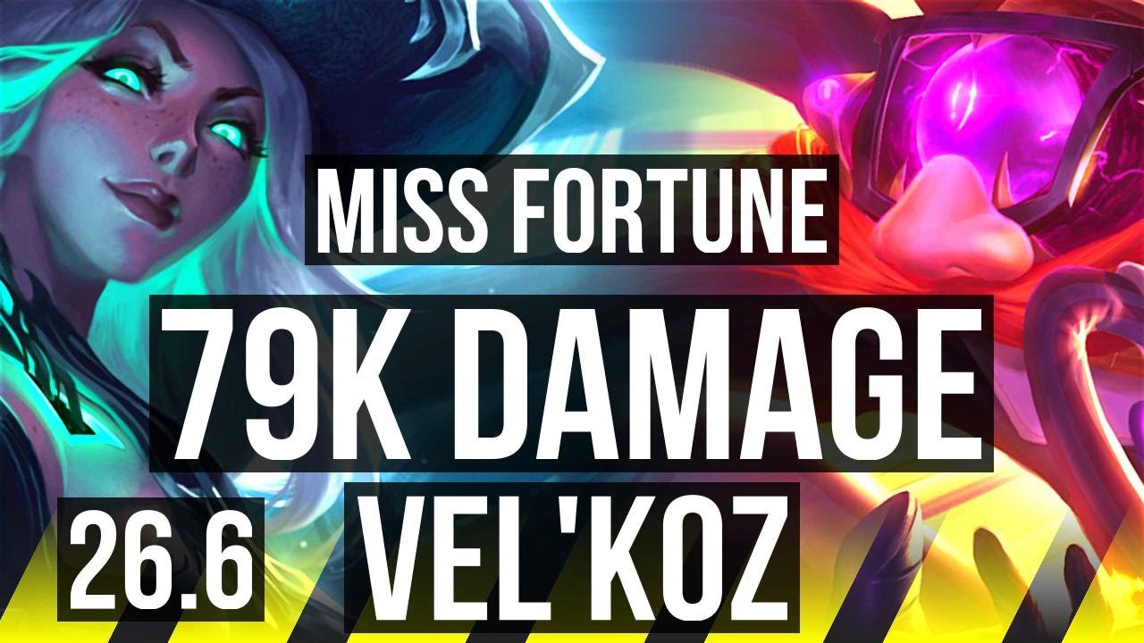 MISS FORTUNE & Rell vs VEL’KOZ & Nami (ADC) | 79K Dano | EUW Mestre | 26.6