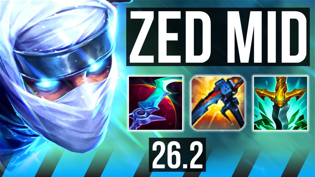 ZED vs YASUO (MID) | 4k gold Retorno | EUW Diamante | 26.2