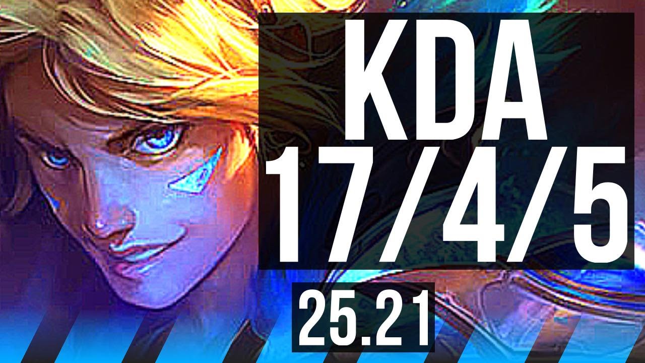 EZREAL vs SYNDRA (MID) | Lendário, 17/4/5 | NA Grão-Mestre | 25.21
