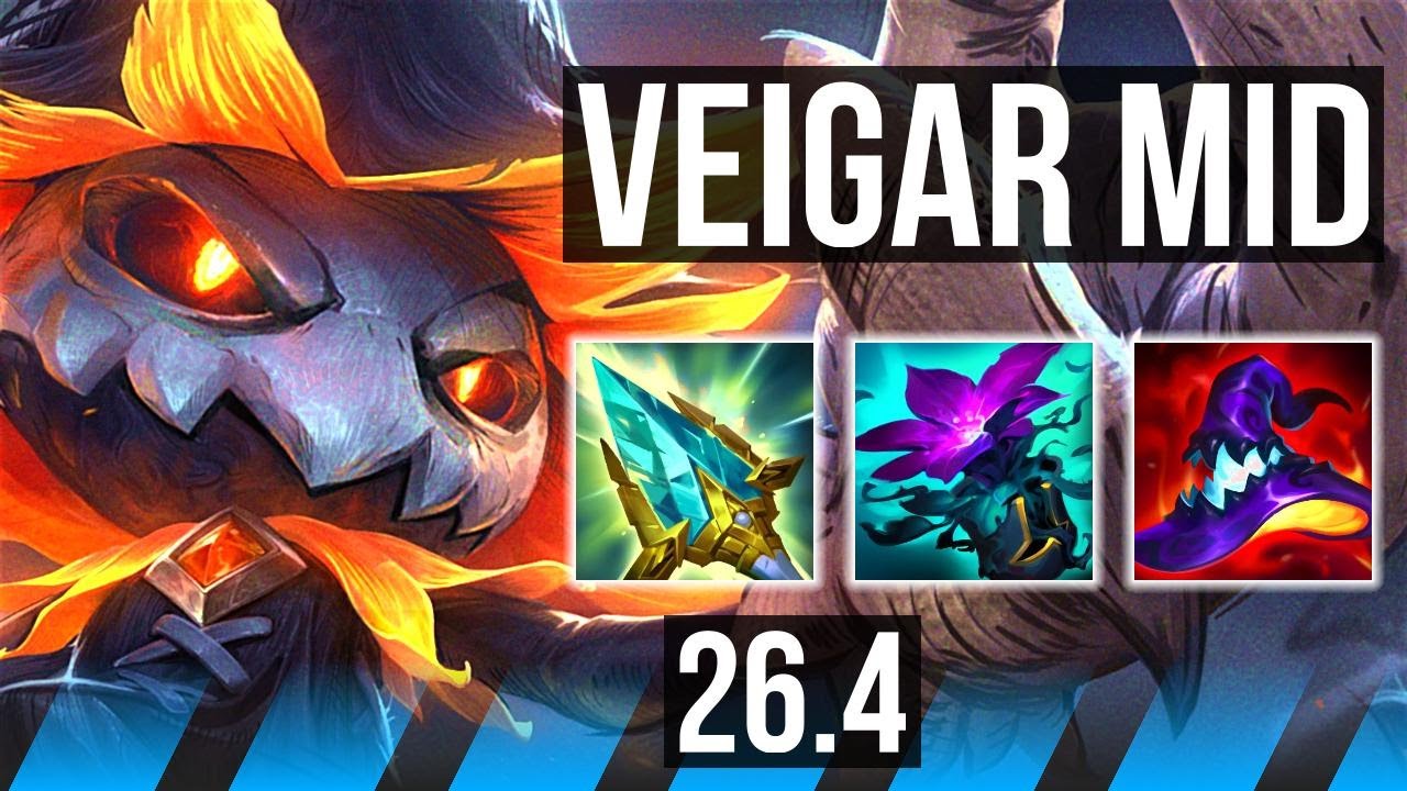 VEIGAR vs DR. MUNDO (MID) | 99K Dano, Unsealed Spellbook | EUW Mestre | 26.4
