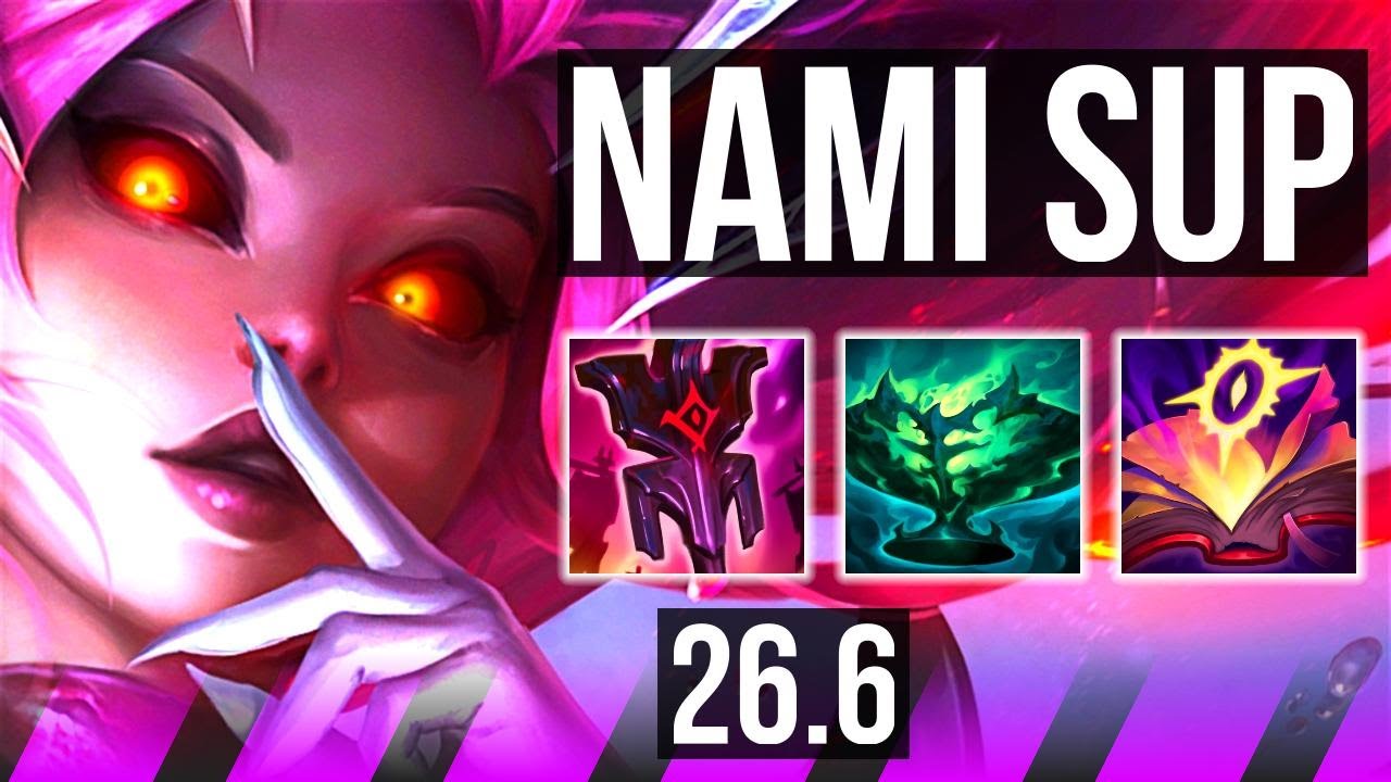 NAMI & Ezreal vs PYKE & Draven (SUP) | Good KDA: 7/1/25, 16K Dano | EUW Mestre | 26.6