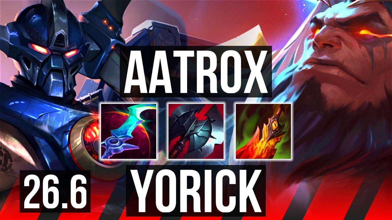 AATROX vs YORICK (TOP) | Perfect KDA: 9/0/5 | EUW Mestre | 26.6