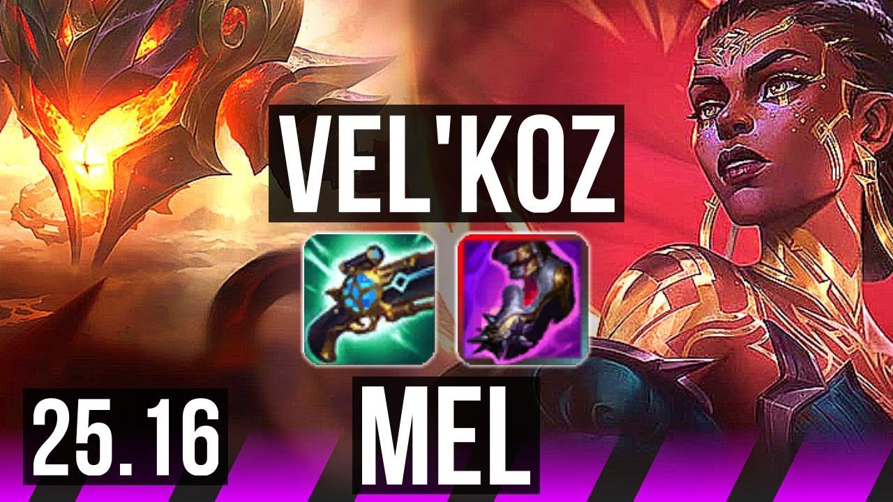 VEL’KOZ & Varus vs MEL & Jhin (SUP) | 600+ Jogos | KR Mestre | 25.16