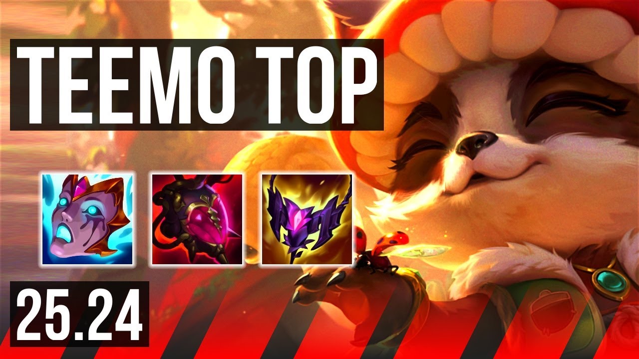 TEEMO vs GAREN (TOP) | 53K Dano | EUW Mestre | 25.24