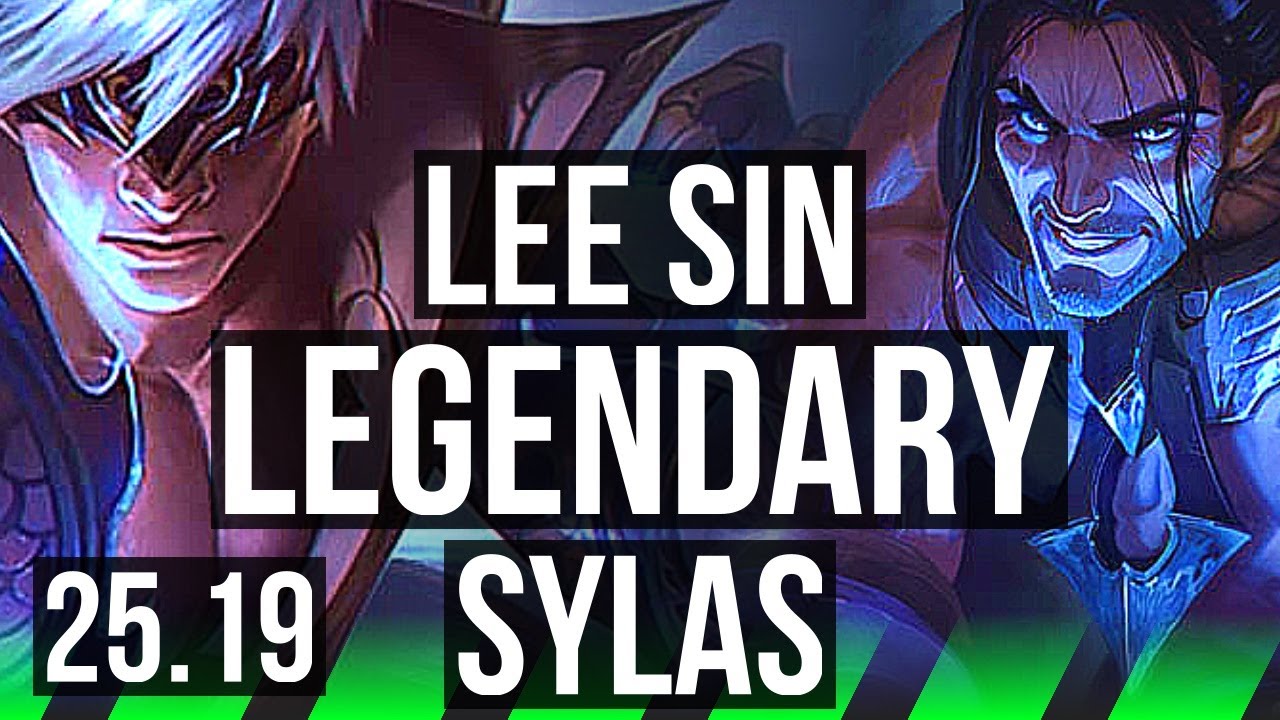 LEE SIN vs SYLAS (JGL) | 69% winrate, Rank 6 Lee, Lendário, Rank 24 | KR Desafiante | 25.19
