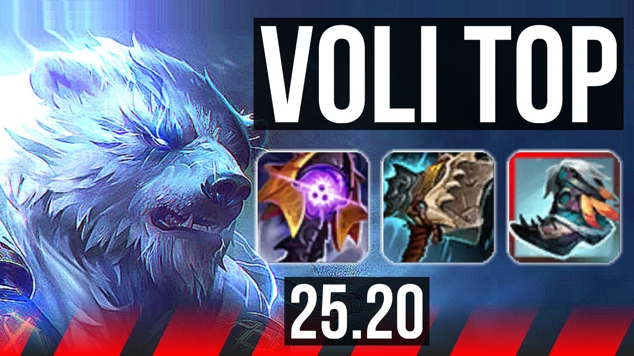 VOLIBEAR vs SION (TOP) | Dominando | NA Grão-Mestre | 25.20