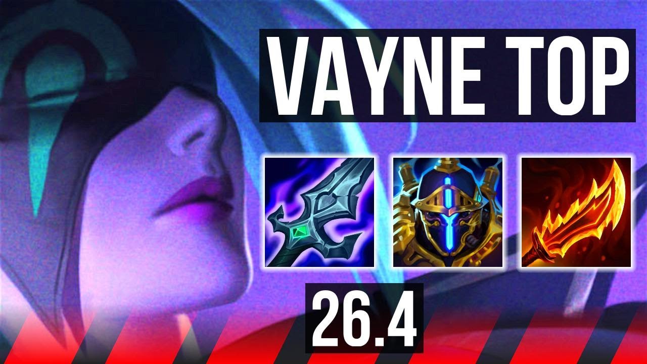 VAYNE vs K’SANTE (TOP) | Good KDA: 9/1/0 | KR Grão-Mestre | 26.4
