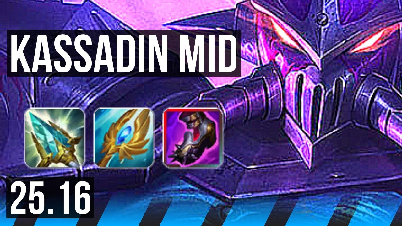 KASSADIN vs XERATH (MID) | 8/2/6, Dominando | EUW Mestre | 25.16