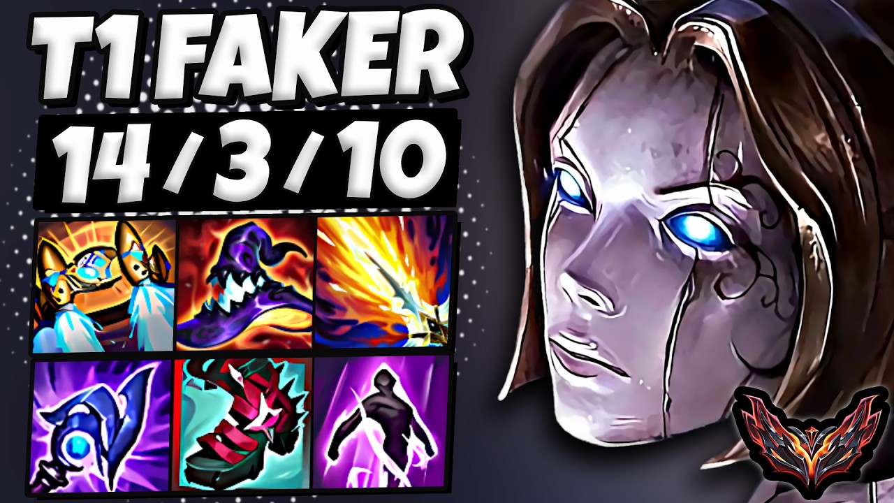 T1 Faker Orianna vs Zed [ MID ] Korea Grão-Mestre 1232 LP | Patch 26.6