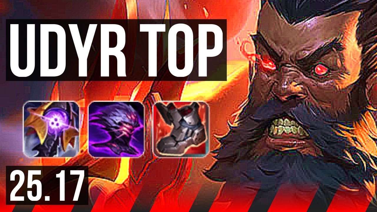 UDYR vs YASUO (TOP) | 7/1/9, Invencível, 500+ Jogos | EUW Mestre | 25.17