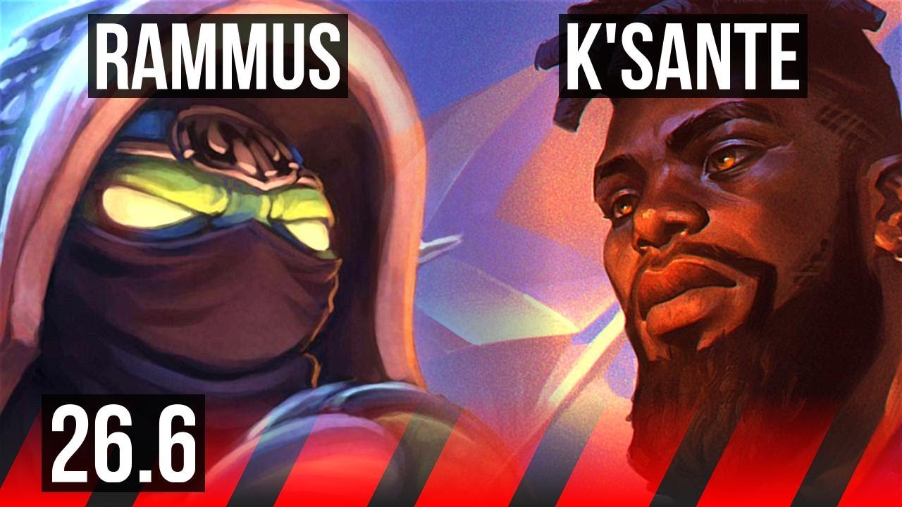 RAMMUS vs K’SANTE (TOP) | KR Mestre | 26.6