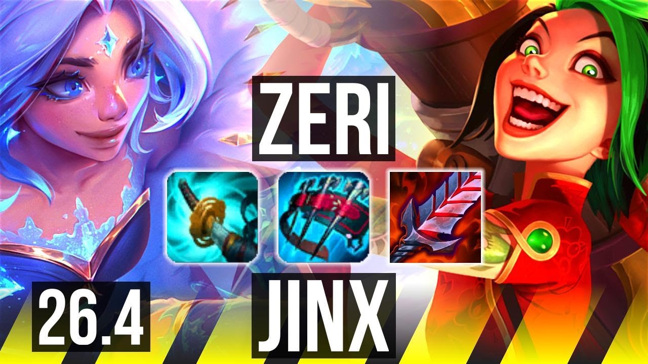ZERI & Lulu vs JINX & Nautilus (ADC) | Good KDA: 15/1/6 | KR Desafiante&hellip;