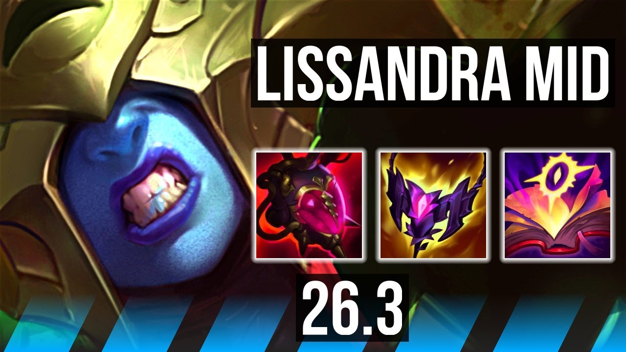 LISSANDRA vs LEBLANC (MID) | 47K Dano, Good KDA: 17/3/22 | KR Grão-Mestre | 26.3