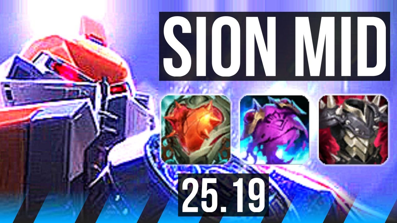 SION vs ZED (MID) | Invencível | KR Mestre | 25.19