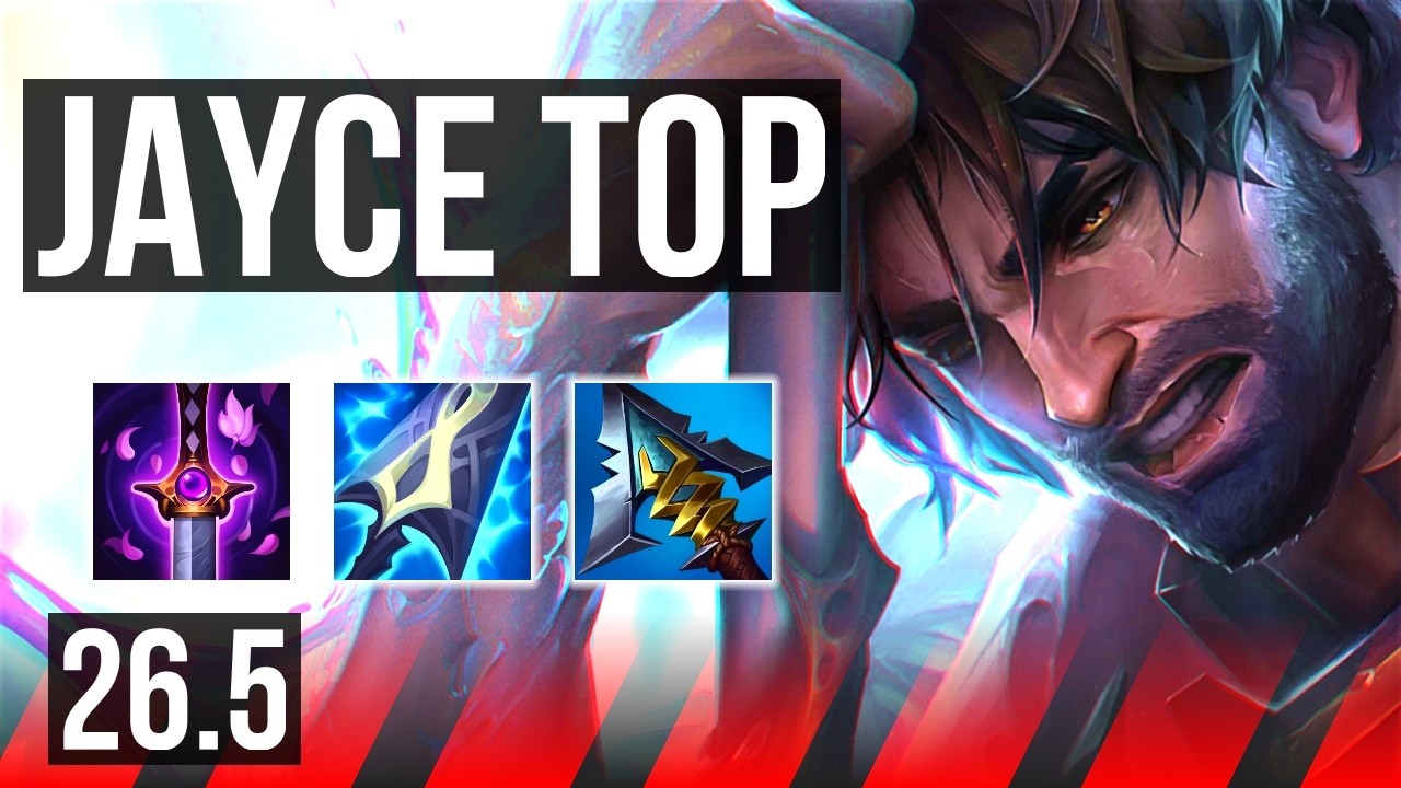 JAYCE vs ZAAHEN (TOP) | EUW Grão-Mestre | 26.5