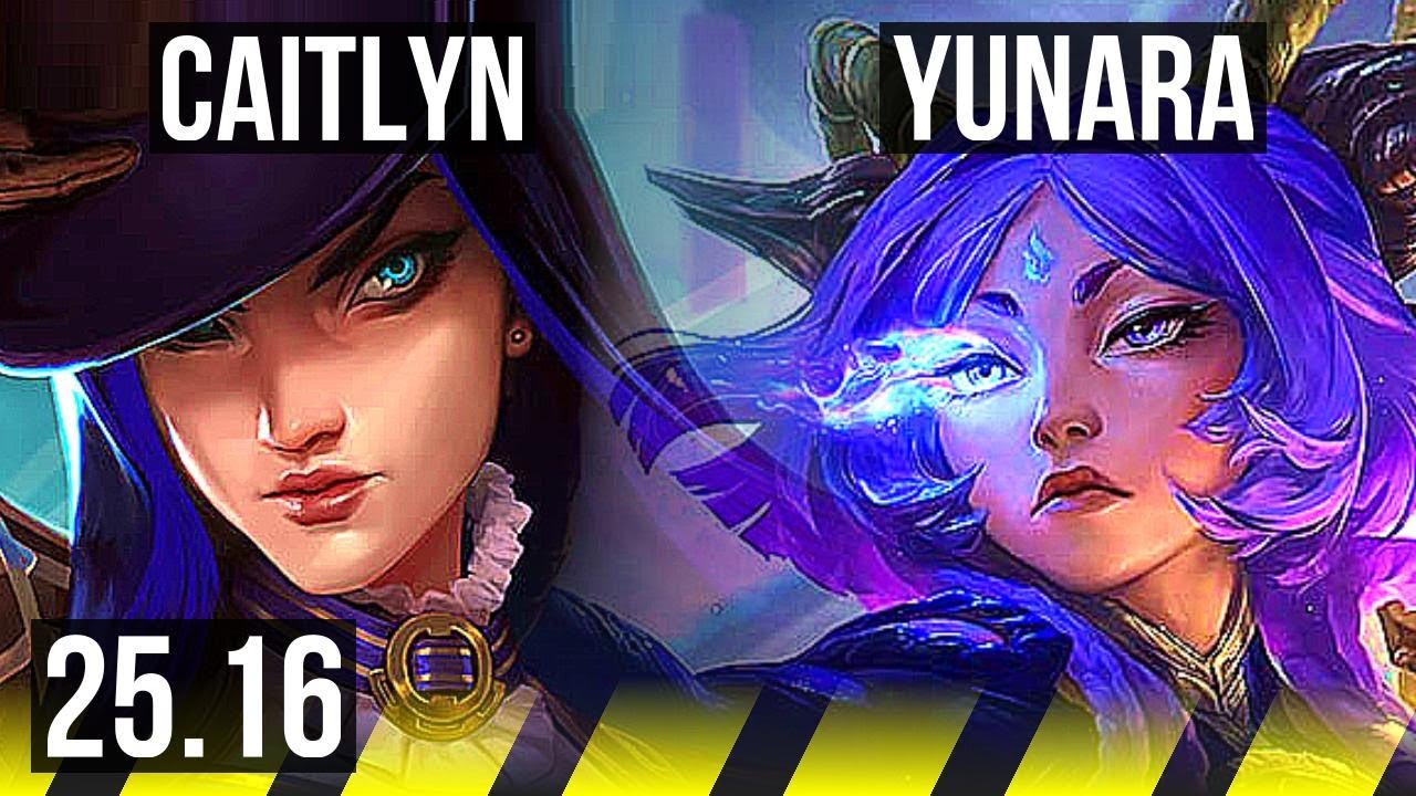 CAITLYN & Lulu vs YUNARA & Soraka (ADC) | 6/0/5, Dominando |…