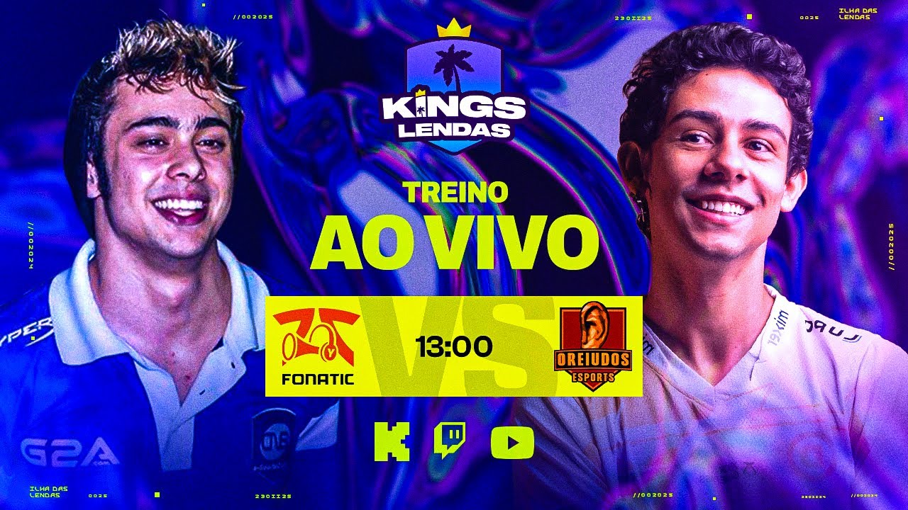 AO VIVO: FONatics x OREIUDOS | Treino KINGS LENDAS | ILHA DAS LENDAS !cupom !sadia !grupo