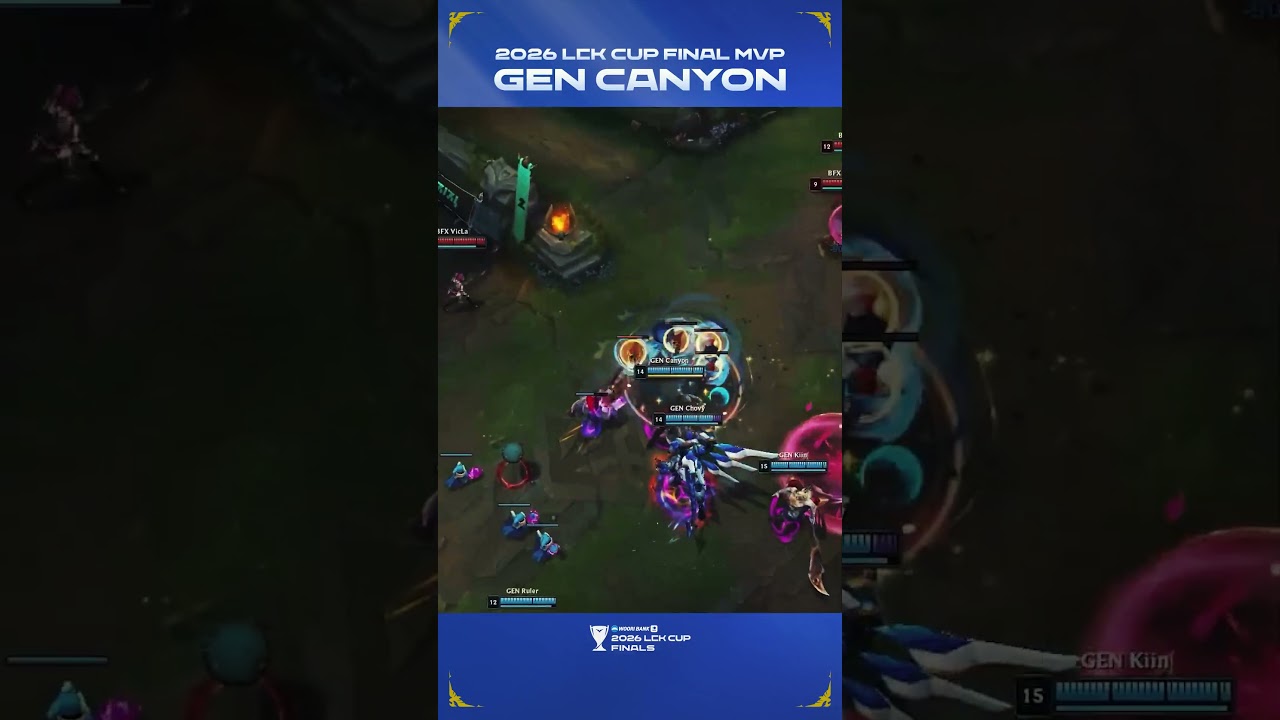 2026 LCK CUP FINAL MVP CANYON