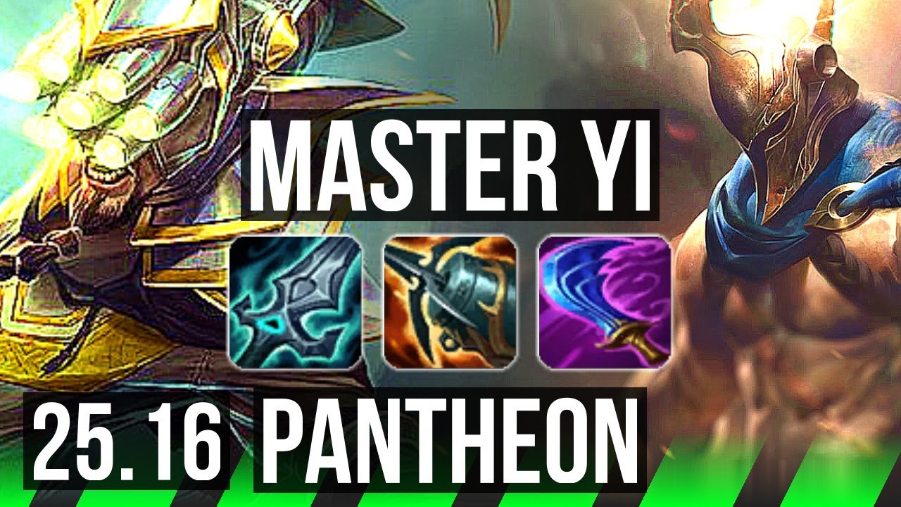 Mestre YI vs PANTHEON (JGL) | 8/4/16 | KR Mestre | 25.16