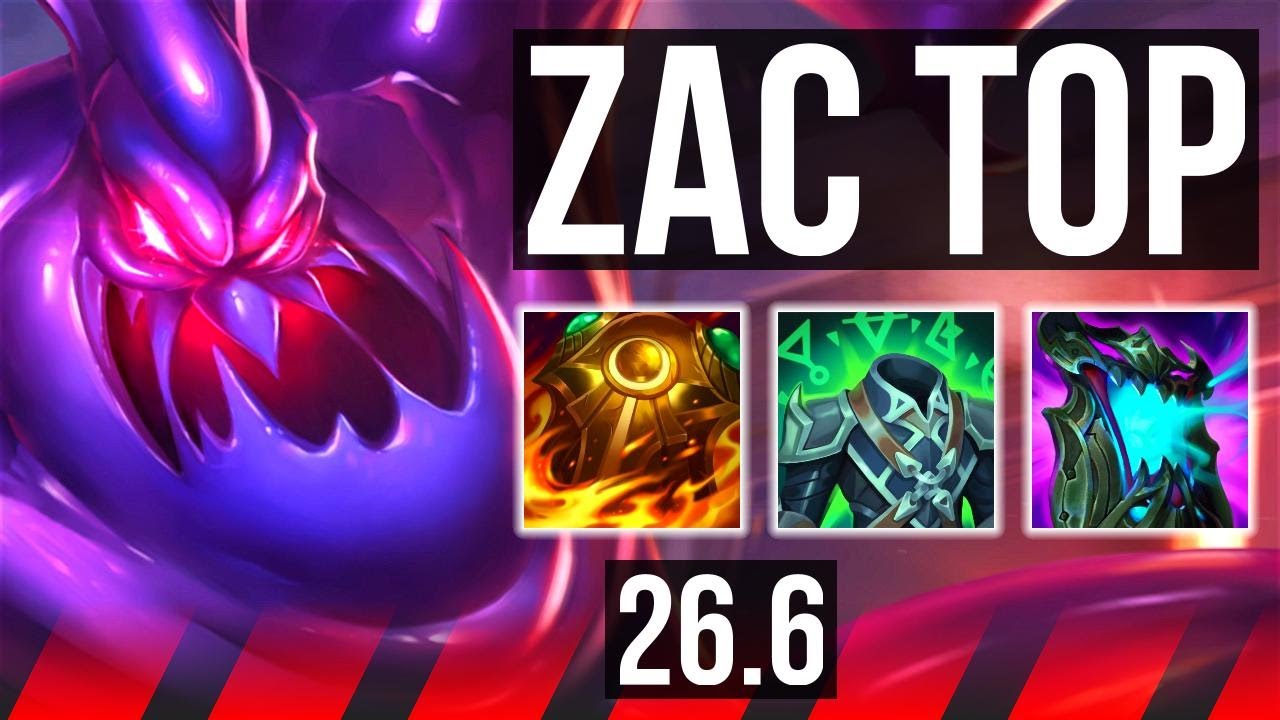 ZAC vs DARIUS (TOP) | EUW Mestre | 26.6