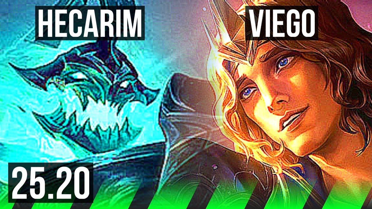 HECARIM vs VIEGO (JGL) | 17/0/10, Lendário | EUW Mestre | 25.20
