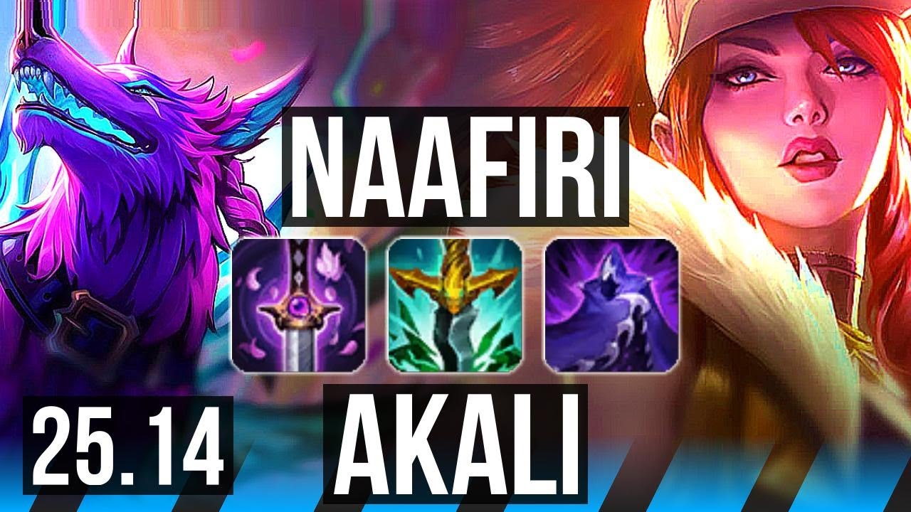 NAAFIRI vs AKALI (MID) | Invencível | KR Mestre | 25.14