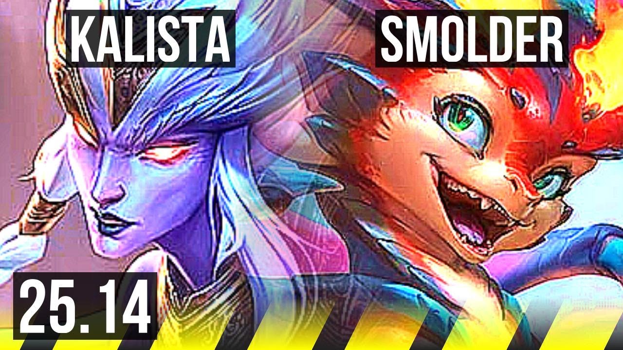 KALISTA & Thresh vs SMOLDER & Bard (ADC) | 13/3/7, 39k Dano | EUW Diamante | 25.14