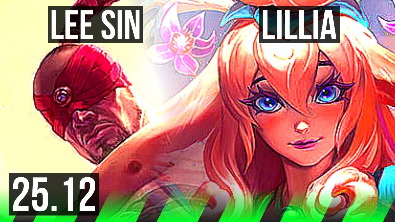 LEE SIN vs LILLIA (JGL) | 7k comeback, 36k DMG | NA Master | 25.12