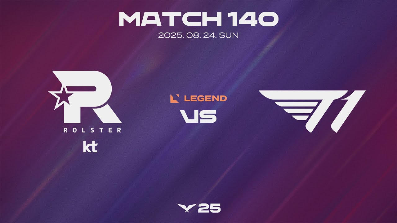 KT vs T1 | Partida 140 Melhores Momentos | 08.24 | LCK 2025