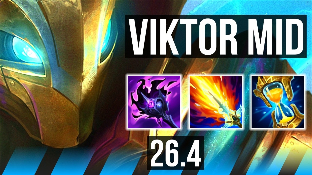 VIKTOR vs AHRI (MID) | 47K Dano | KR Mestre | 26.4