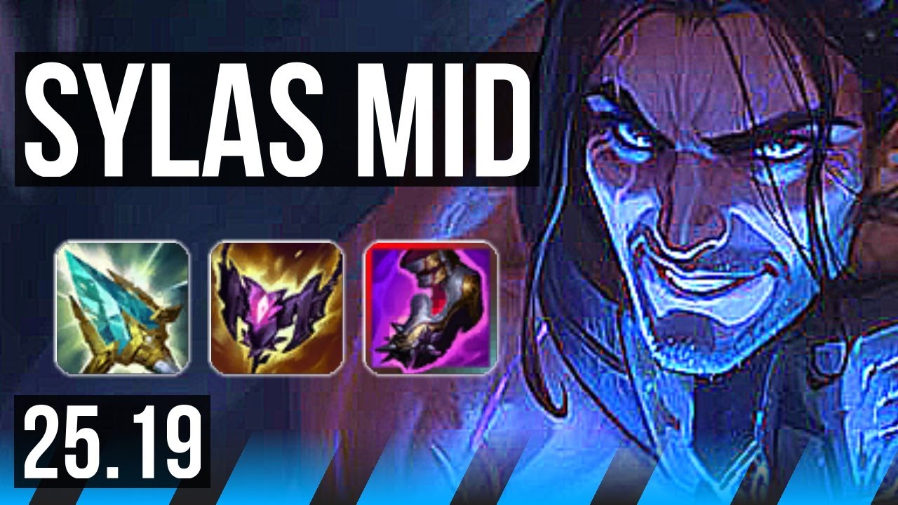 SYLAS vs RENEKTON (MID) | 7k Retorno, 50k Dano, 15/3/6, Invencível | KR Mestre | 25.19
