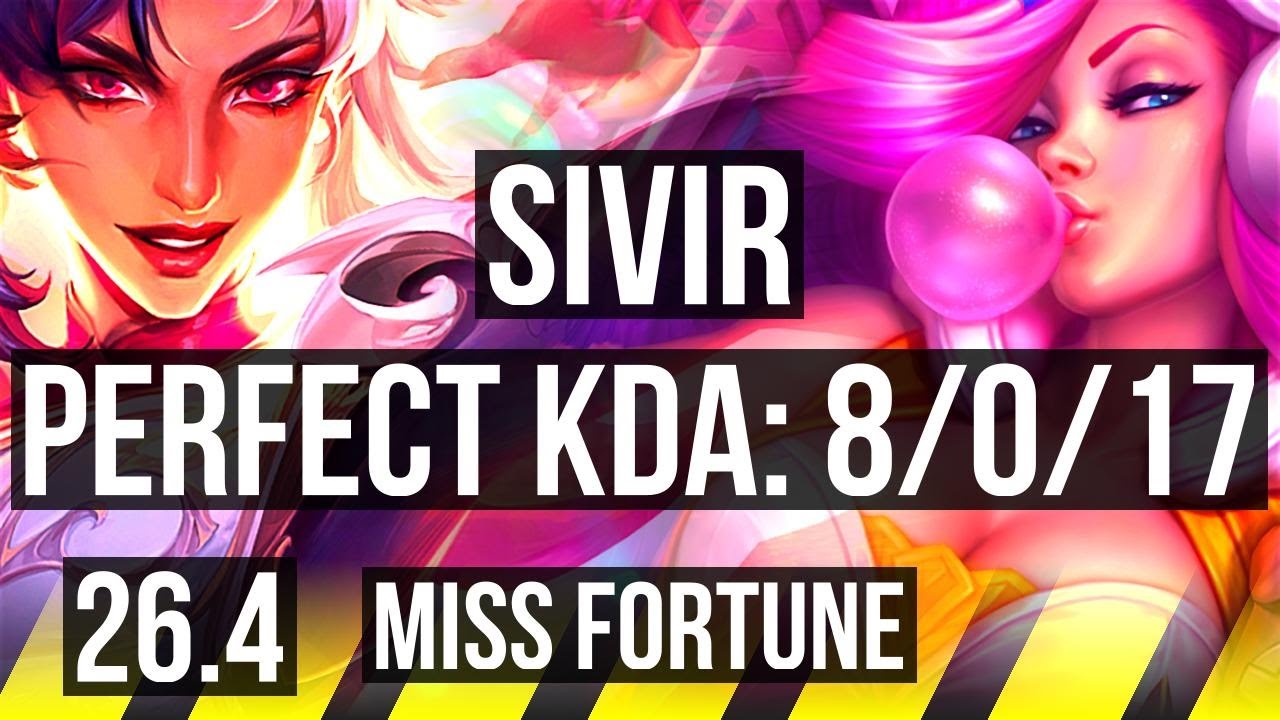 SIVIR & Poppy vs MISS FORTUNE & Galio (ADC) | Perfect KDA: 8/0/17 | KR&hellip;